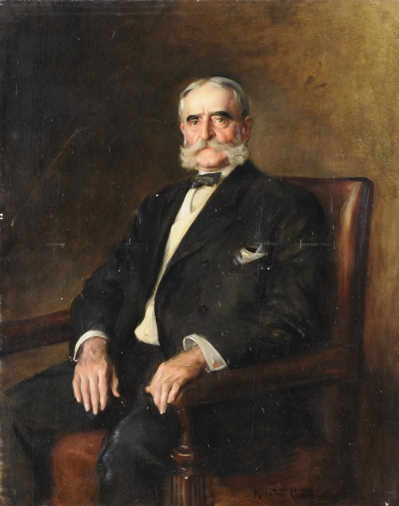 Appraisal: MARIETTA LESLIE COTTON - PORTRAIT OF BRAYTON C YVES Oil