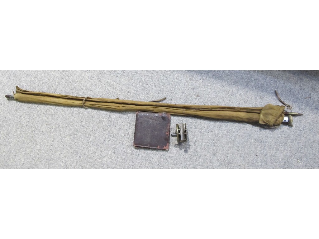 Appraisal: Lot comprising fishing rod reel and flies