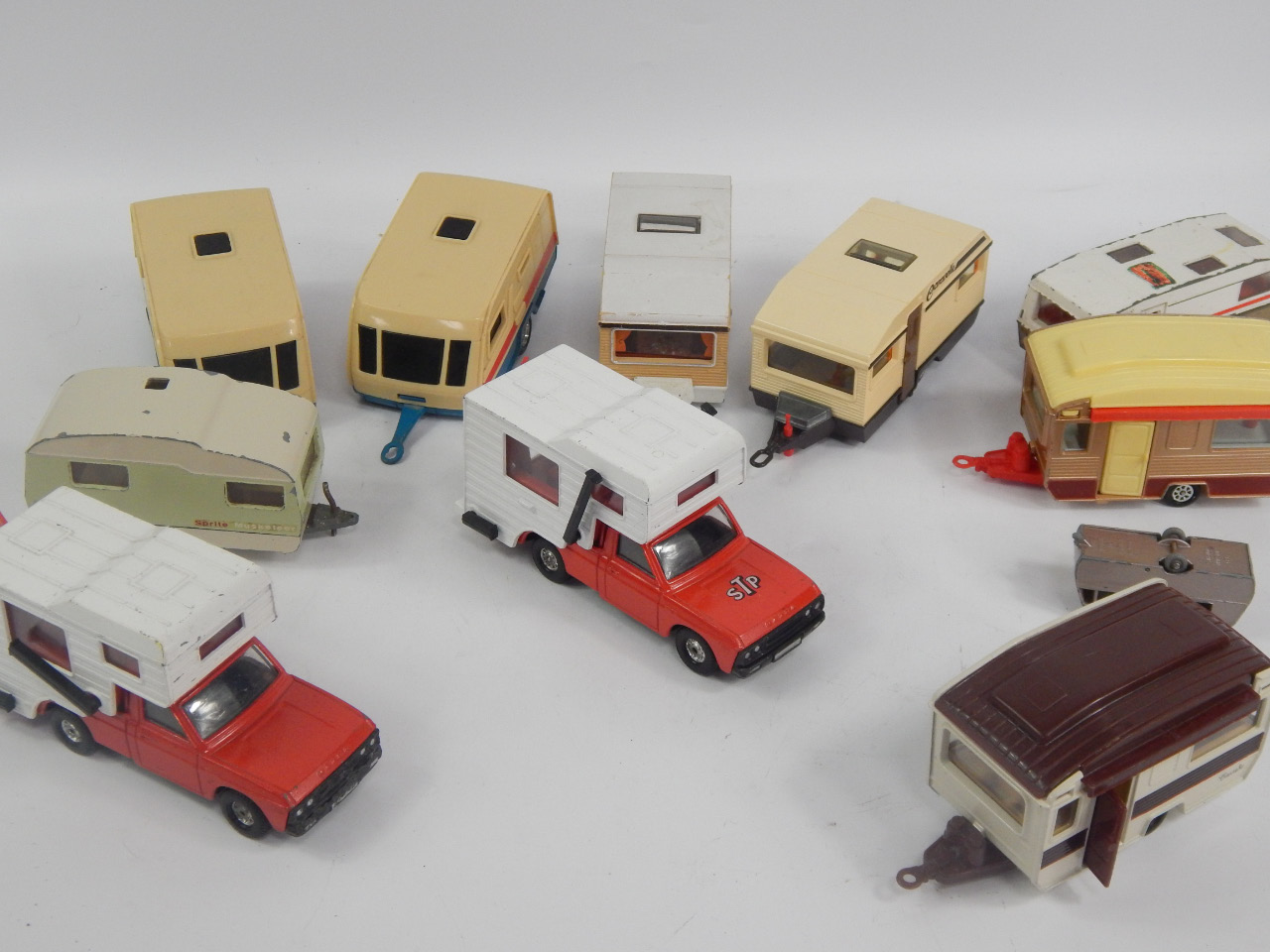 Appraisal: Various die cast caravans camper vans etc to include Corgi