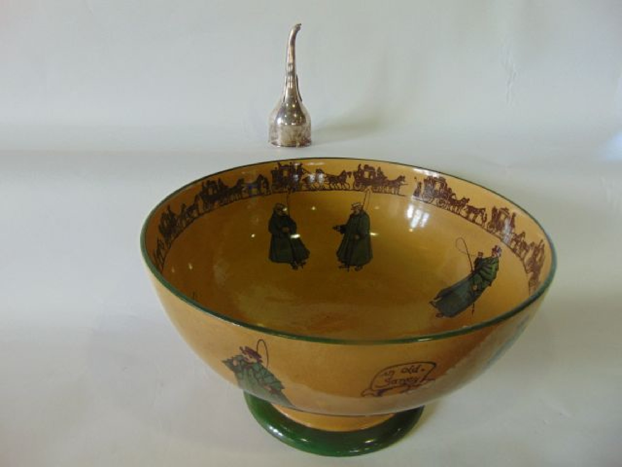 Appraisal: A substantial early th century Royal Doulton punch bowl with