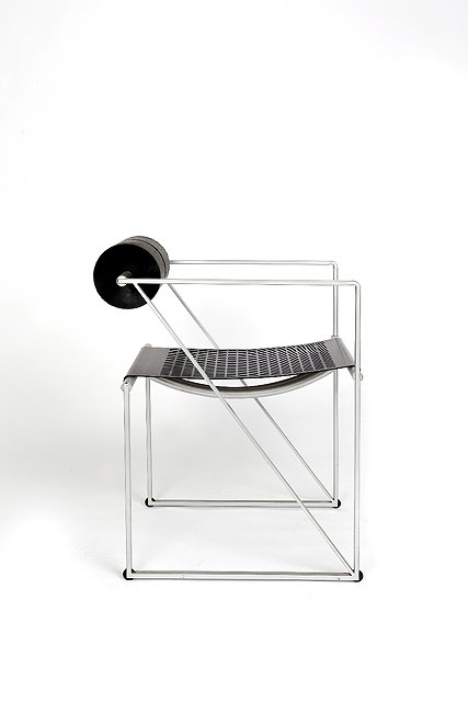 Appraisal: Mario Botta Swiss b 'Seconda' armchair originally designed epoxy-coated steel