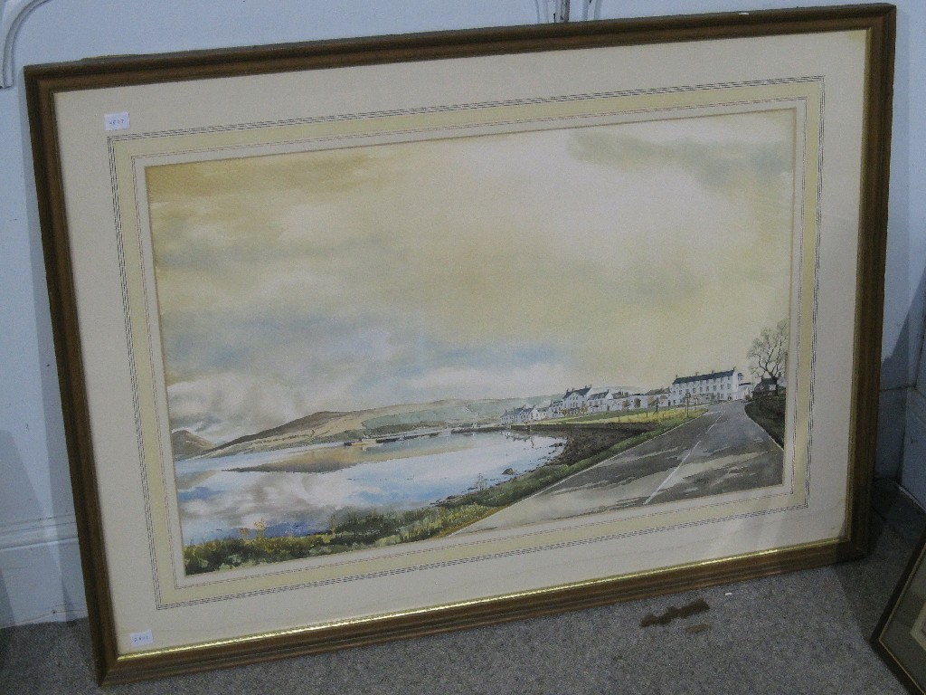 Appraisal: J HISLOP Watercolour 'Inverary' signed and dated '