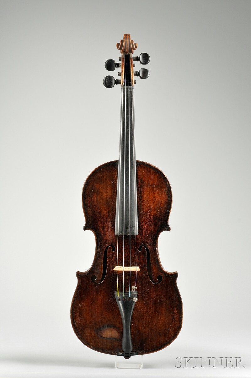 Appraisal: Violin c labeled GUADAGNINI length of back mm