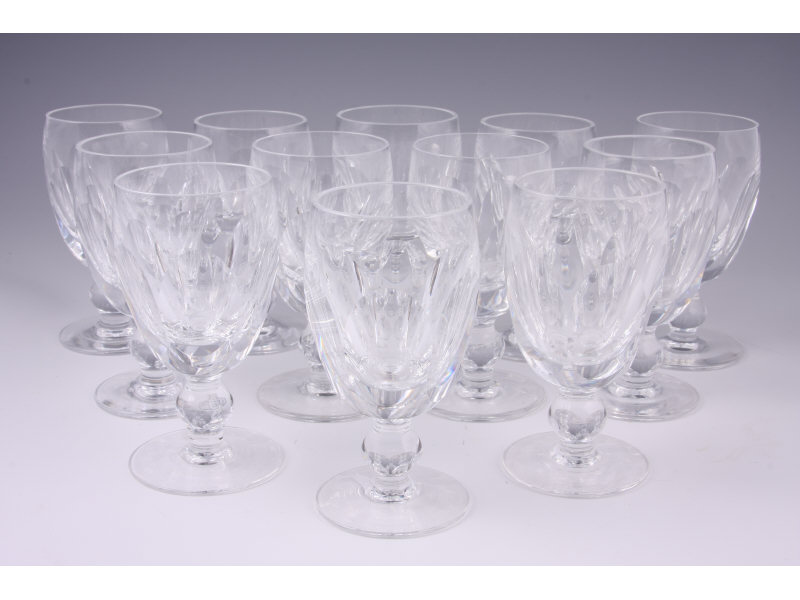 Appraisal: Set of Waterford Wine Glasses Kathleen Estimate -