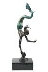 Appraisal: BRONZE SCULPTURE - 'Maiden of the Sea' by Cali Veilleux