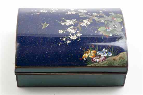 Appraisal: A Chinese Cloisonne Table Casket of rectangular form the slightly