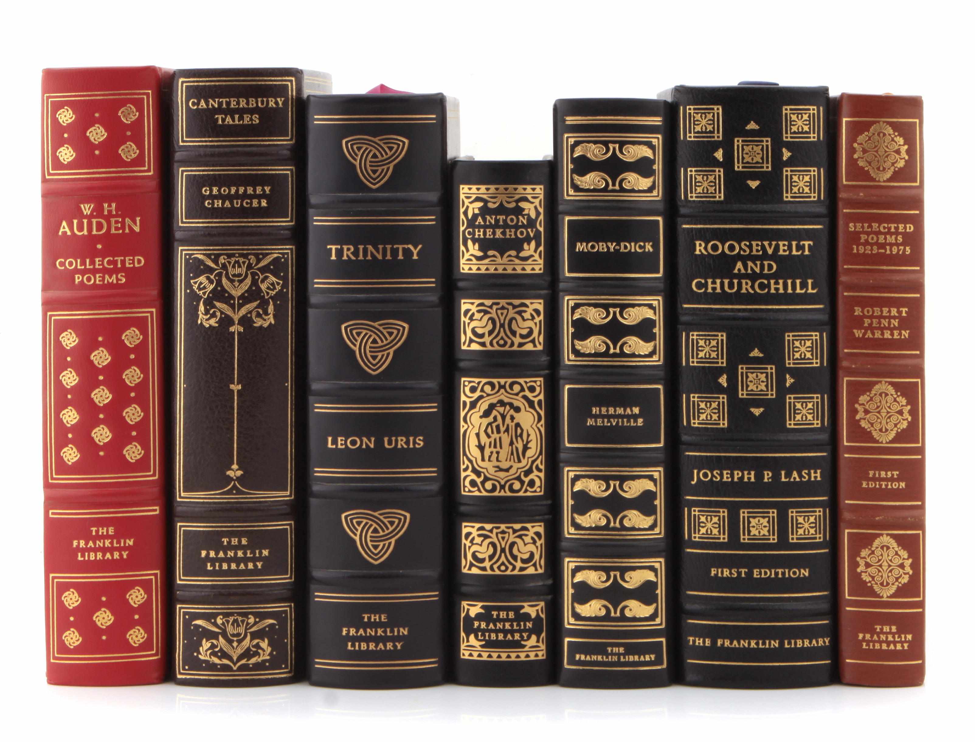 Appraisal: A COLLECTION OF FRANKLIN LIBRARY LEATHER BOUND BOOKS Franklin Library