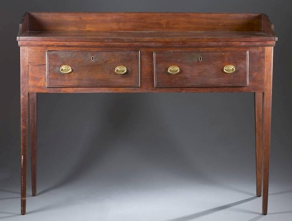 Appraisal: American Southern mahogany sideboard A Southern mahogany sideboard c th