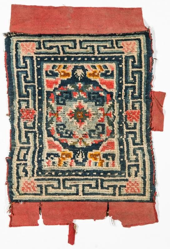 Appraisal: Antique Tibetan Rug ' '' x ' '' Antique Tibetan