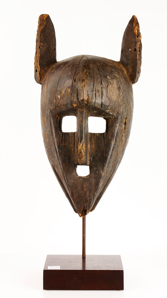 Appraisal: - Bamana Hyena Mask Mali Bamana Hyena mask for the