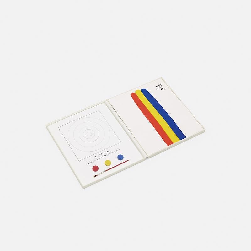 Appraisal: Jasper Johns Target Jasper Johns Target lithograph with one brush