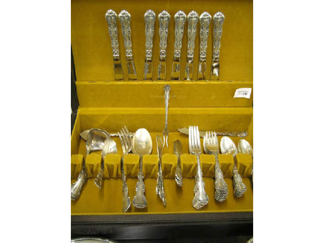 Appraisal: Sterling Silver Flatware Service for in Strasbourg by Gorham pcs