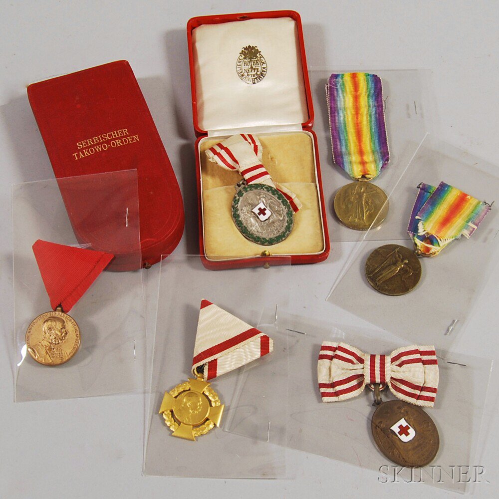 Appraisal: Group of Commemorative Medals including two British and French WWI