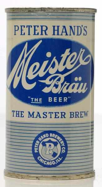 Appraisal: Meister Brau Flat Top Beer Can - Near perfect all