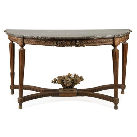 Appraisal: Louis XVI Oak Console Estimate -