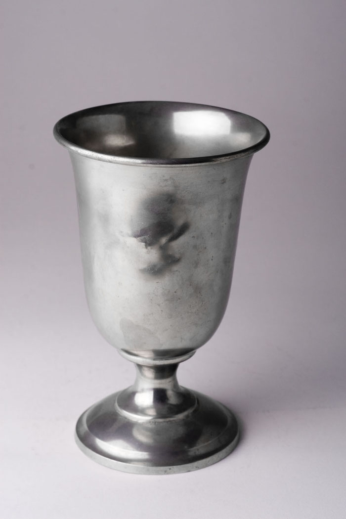 Appraisal: PEWTER CHALICE SMITH SHELDON JOHN C FELTMAN JR Albany New