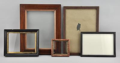 Appraisal: A Lot of Five Picture Frames From Muriel S Butkin