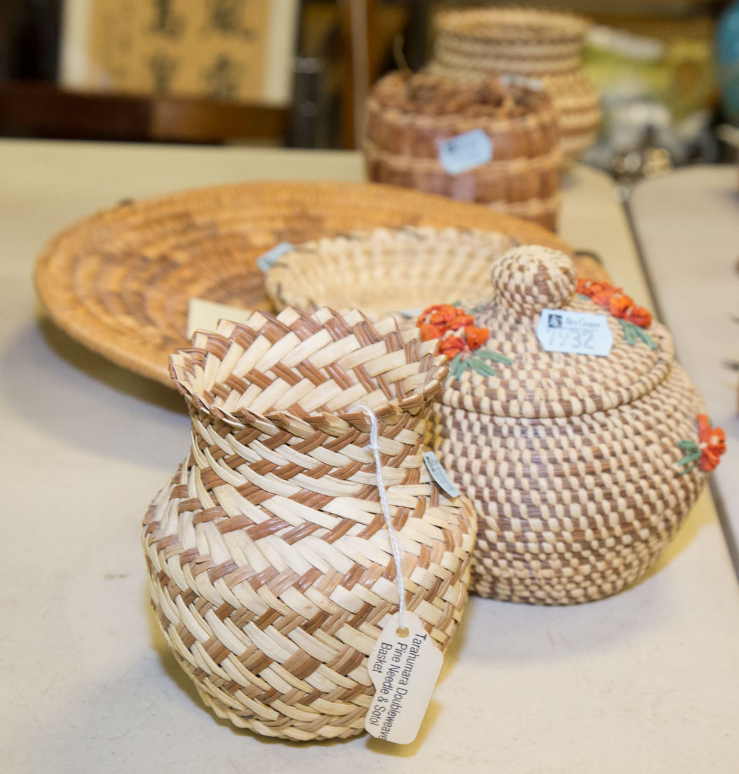 Appraisal: Assorted American Indian basketry