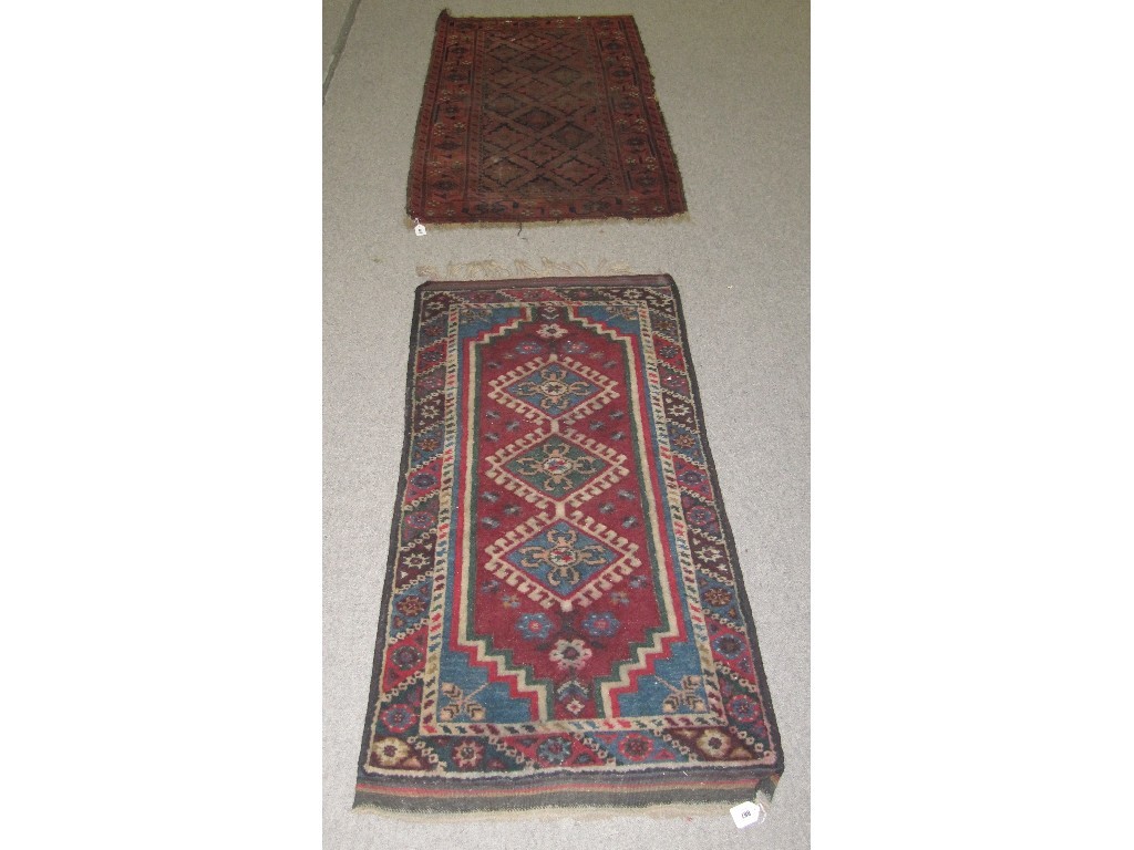 Appraisal: Four Eastern floor rugs