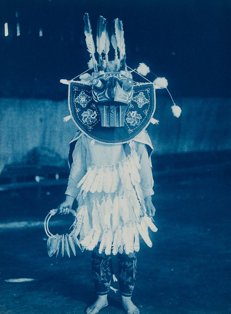 Appraisal: Edward Curtis Masked Dancer - Cowichan Edward S Curtis -