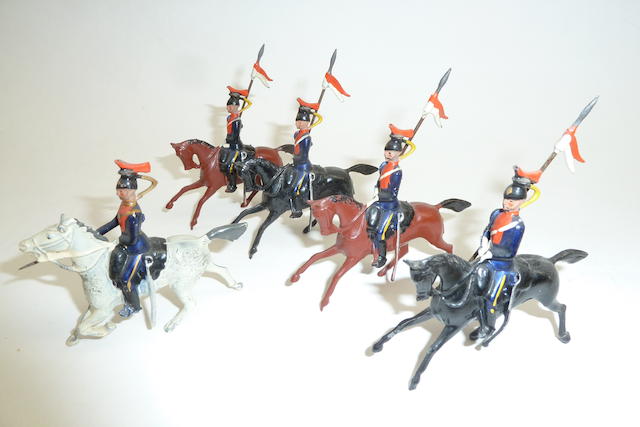 Appraisal: Britains British Dragoons and Lancers Set st Dragoons in original