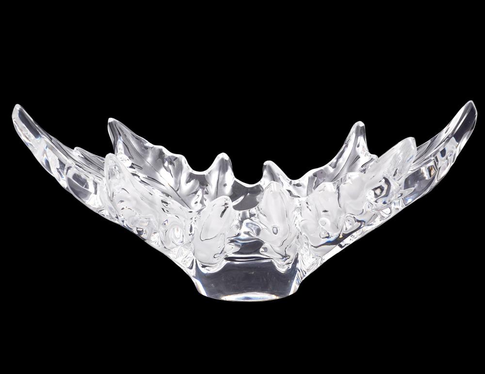 Appraisal: LALIQUE CRYSTAL CHAMPS-ELYSEES BOWLLalique Champs-Elysees bowl originally designed in by