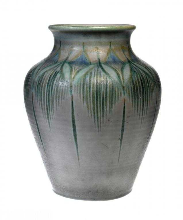 Appraisal: AN IMPRESSIVE PILKINGTON'S ROYAL LANCASTRIAN LAPIS VASE thrown by E