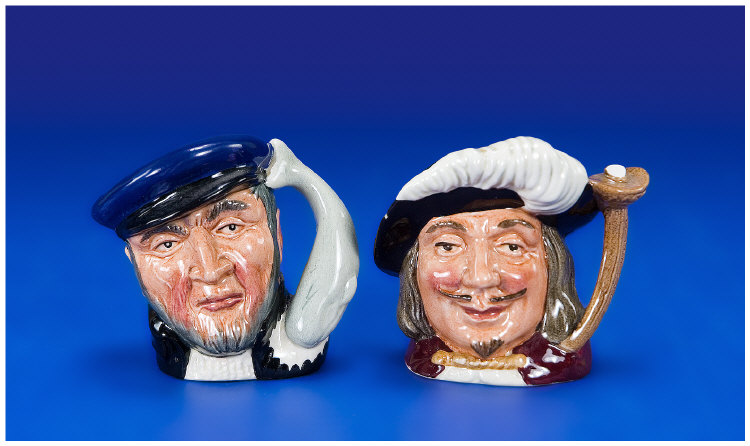 Appraisal: Royal Doulton Character Jugs Miniatures in total Porthos D Capt