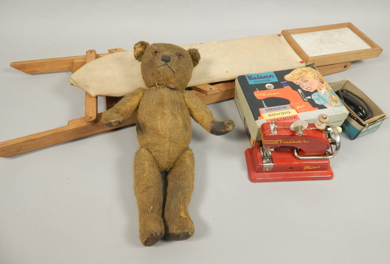 Appraisal: Various children's toys to include a Teddy bear a miniature