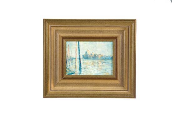 Appraisal: VIEW OF VENICE SIGNED G CIARDI ITALY LATE TH CENTURY