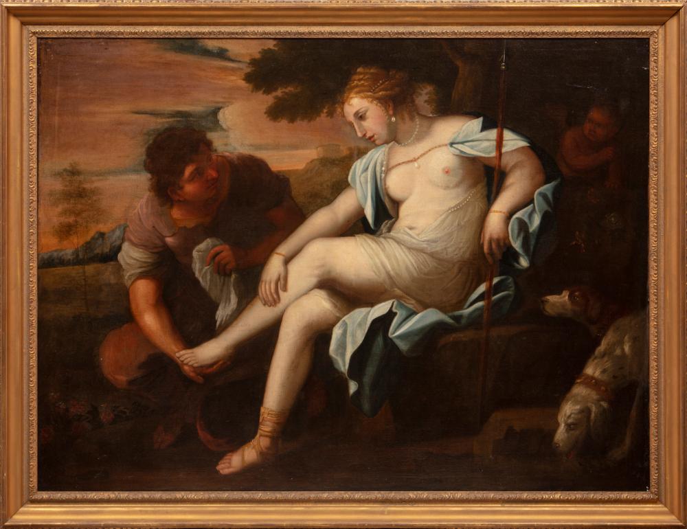 Appraisal: After Paolo Veronese Italian - Diana and Endymion oil on