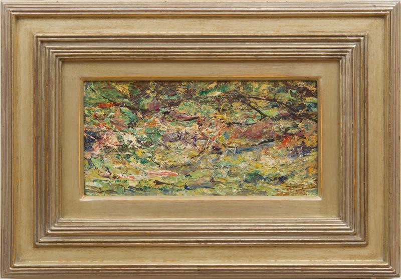 Appraisal: ATTRIBUTED TO ERNEST LAWSON - UNTITLED LANDSCAPE Oil on canvasboard