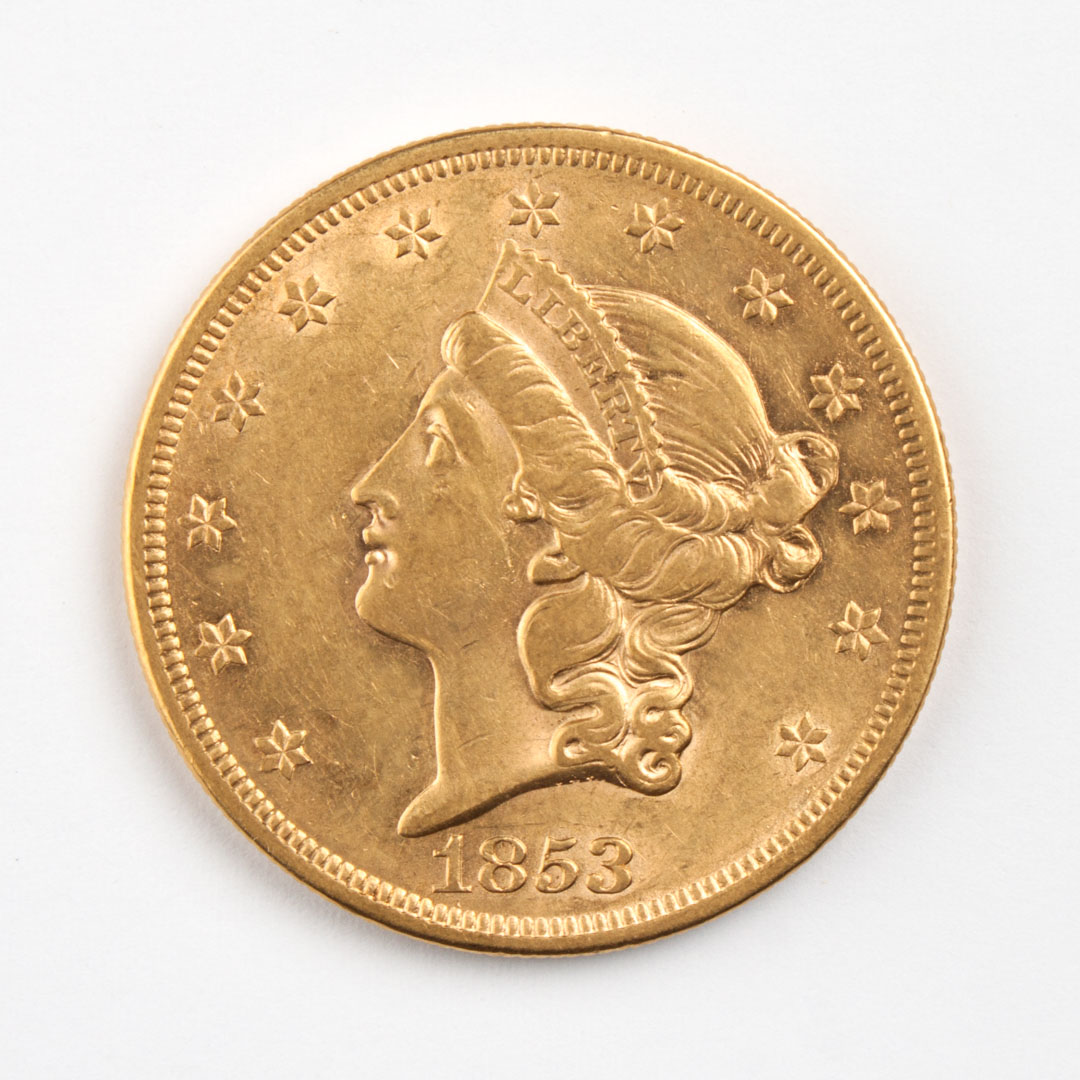 Appraisal: United States gold double eagle EF-