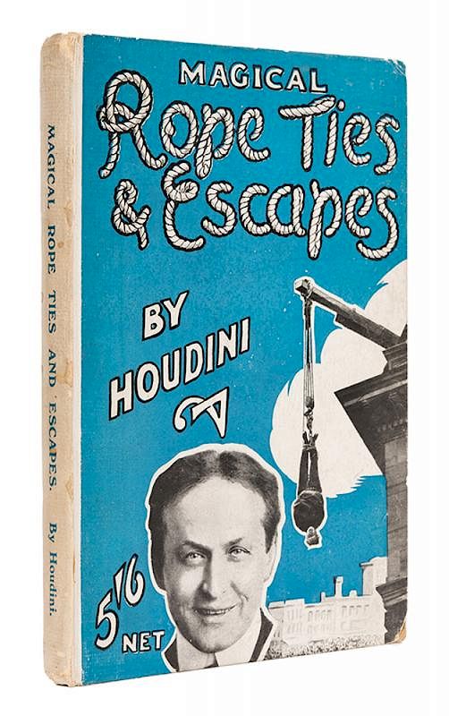 Appraisal: Magical Rope Ties Escapes Houdini Harry Ehrich Weisz Magical Rope