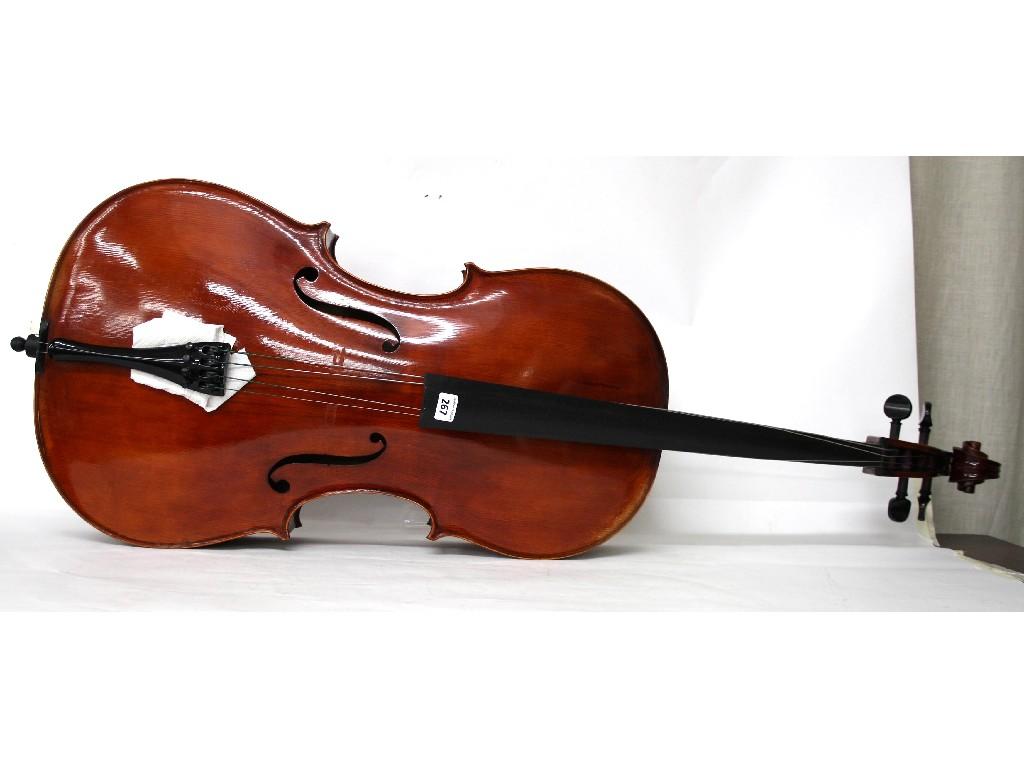 Appraisal: Contemporary violoncello labelled Giorgio Corsini cm