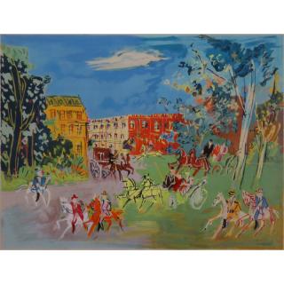 Appraisal: Jean Dufy French - La Bois du Boloinge Color Lithograph