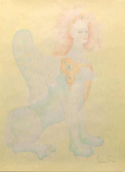 Appraisal: LEONOR FINI ARGENTINEAN - x Sphinge Jaune Yellow Sphinx Color