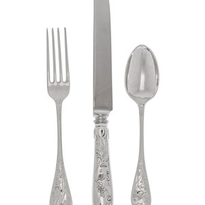 Appraisal: A Tiffany Co Silver Flatware Service New York NY th