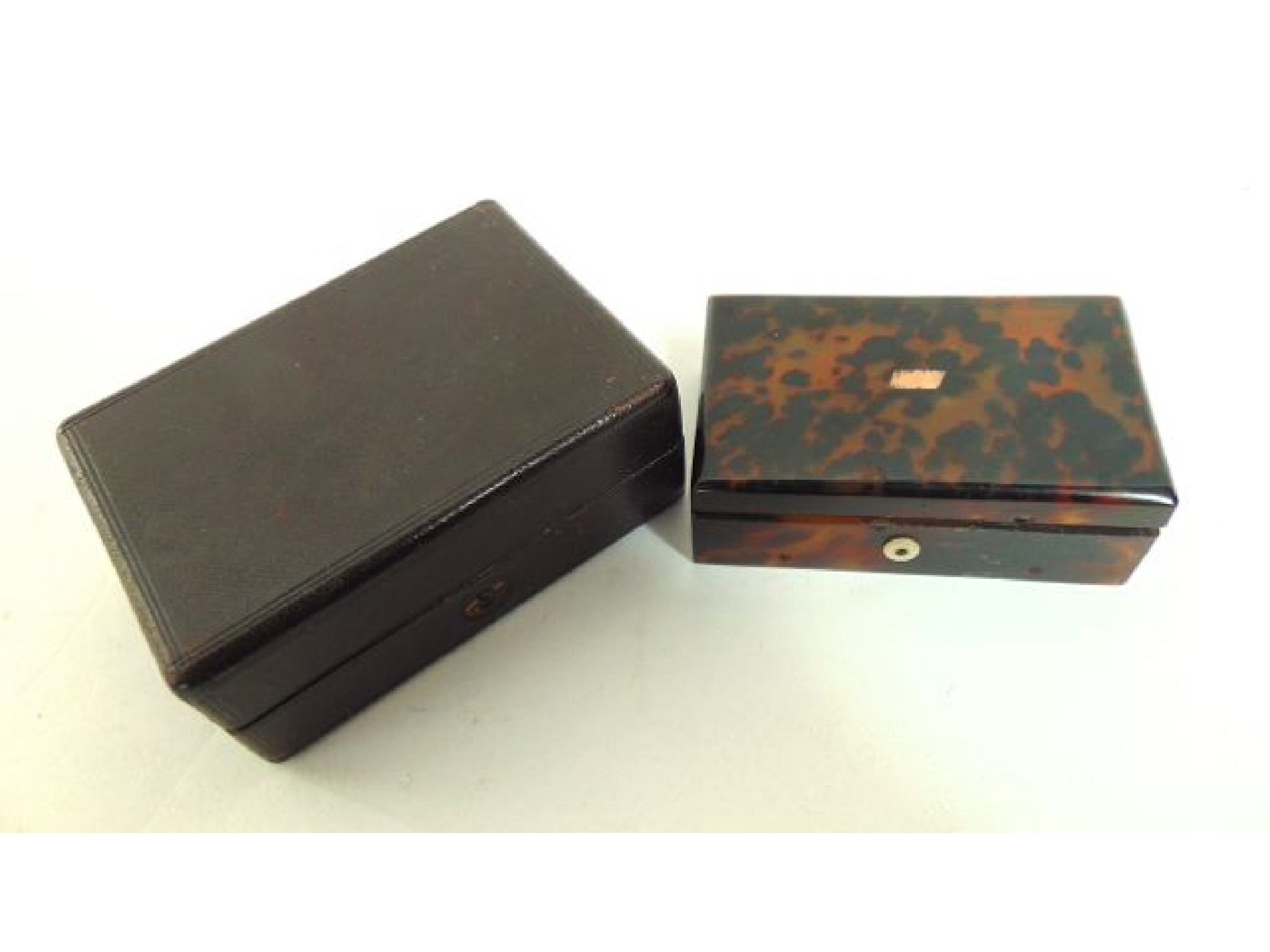 Appraisal: A small th century musical box the tortoiseshell caswork enclosing