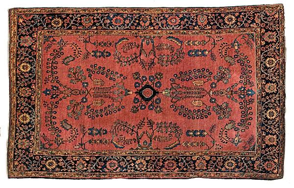 Appraisal: SAROUK RUG West Iran early th century finely woven wool