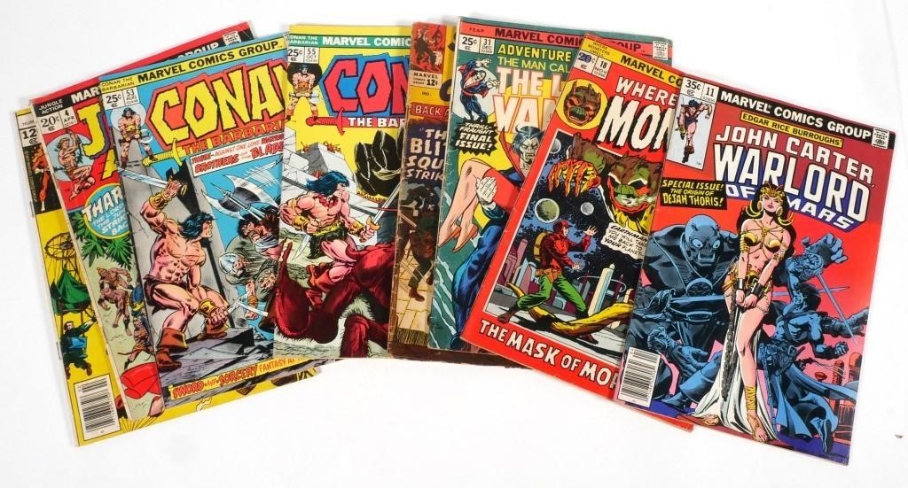 Appraisal: VINTAGE BRONZE AGE MARVEL COMICSLot of eight Marvel Bronze and