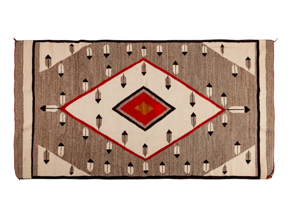 Appraisal: Navajo Regional Weaving x inches Navajo Regional Weaving SECOND QUARTER