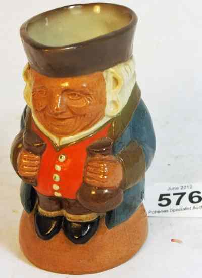 Appraisal: Doulton Lambeth Small Toby Jug The Standing Man Smiling with