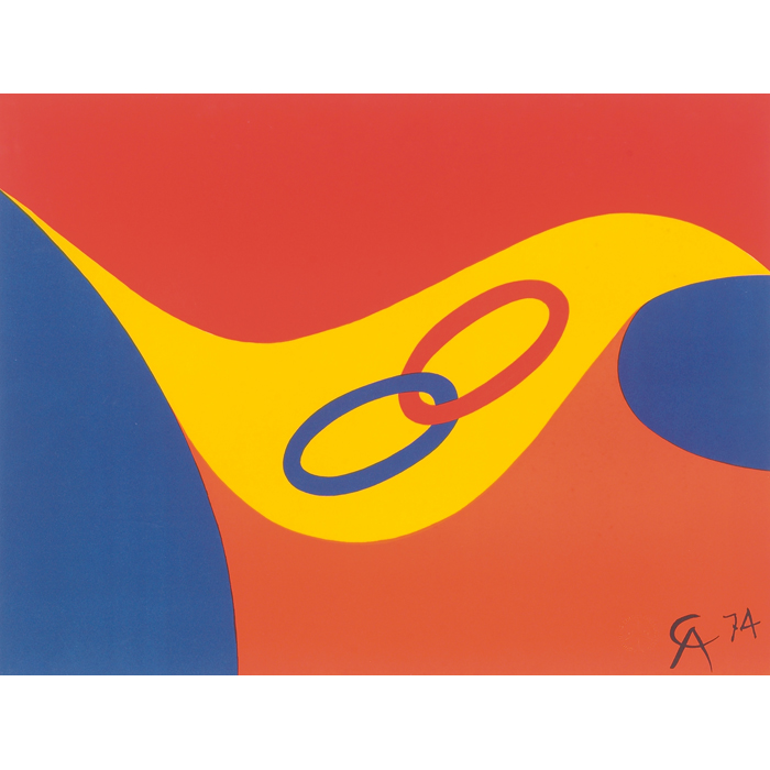 Appraisal: Alexander Calder American - Friendship screenprint x monogrammed and dated