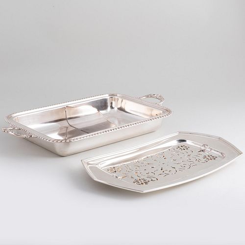 Appraisal: GORHAM SILVER TRAY AN AMERICAN SILVER MAZARINE AND A SILVER