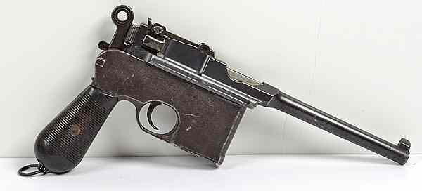 Appraisal: Mauser C Broomhandle Semi-Auto Pistol cal barrel S N Flat