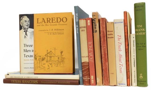 Appraisal: lot of Texas historical reference books comprising Laredo and the