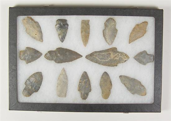 Appraisal: Kentucky Indian Points BC Paleo-Indian Adena points from Kentucky Chert