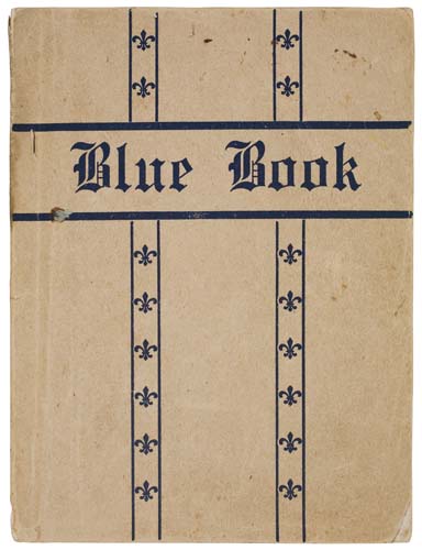 Appraisal: THE NOTORIOUS BLUE BOOK DON'T OVERLOOK CORA PROSTITUTION The Blue