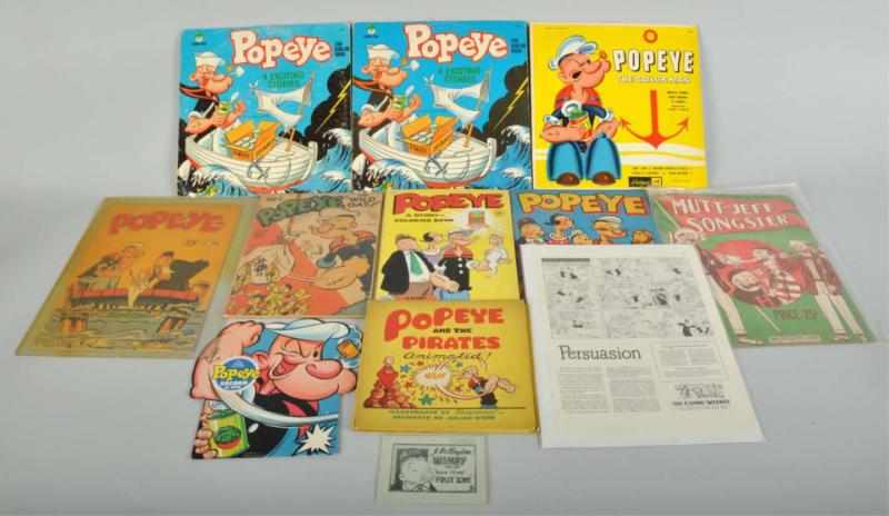 Appraisal: Misc Lot of Popeye Other Character Memorabilia Description Includes several